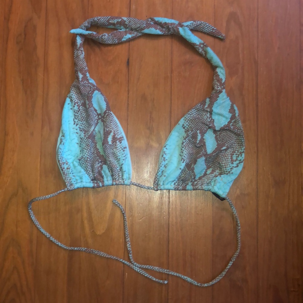 Vix Snakeskin Bikini Top